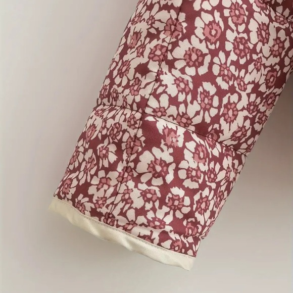 Quilted floral jacket NWOT - Picture 8 of 16